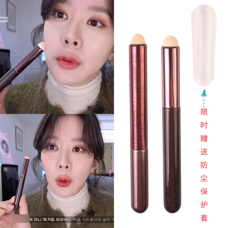 Happyrim recommend mini lip brush lipstick matte blooming brush Cangzhou makeup brush beauty tools concealer brush