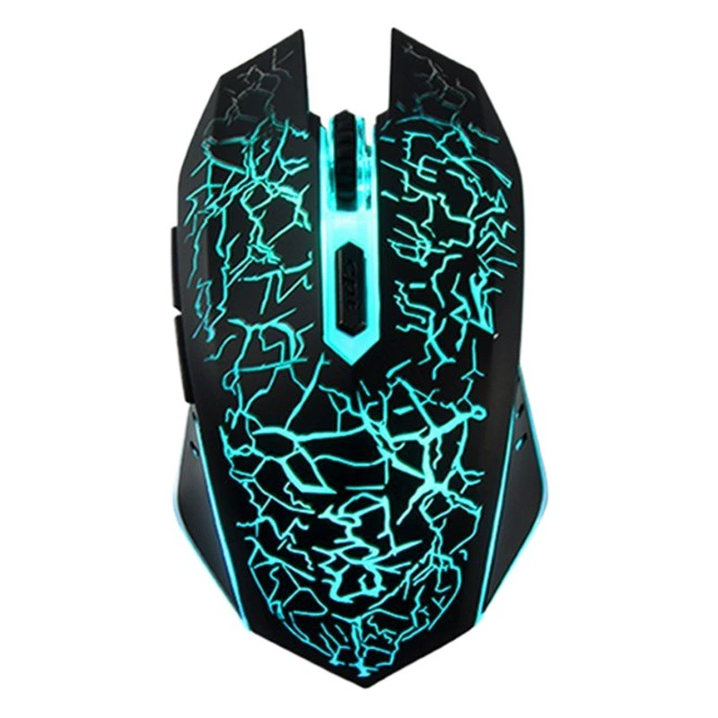 Беспроводная игровая мышь Amazon 2.4G с подсветкой, перезаряжаемая, бесшумная, для офиса и бизнеса, прямые поставки из-за рубежа