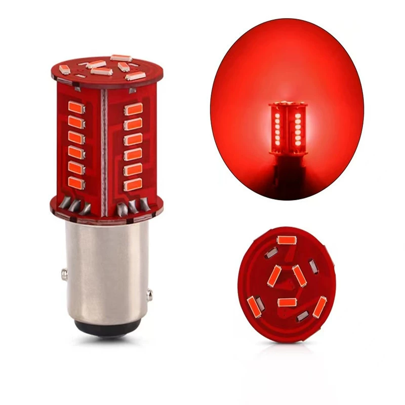 Автомобиль мотоцикл СВЕТОДИОДНАЯ Тормозная вспышка лампа 1157 Вождение вода + вспышка + тормоз прямая вспышка электрическая оптовая продажа