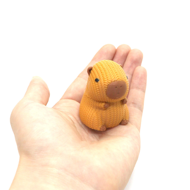 3Dプリント回転カピバラ減圧スパイラルクリエイティブおもちゃクロスボーダー装飾品不可能なシャトルモデル|undefined