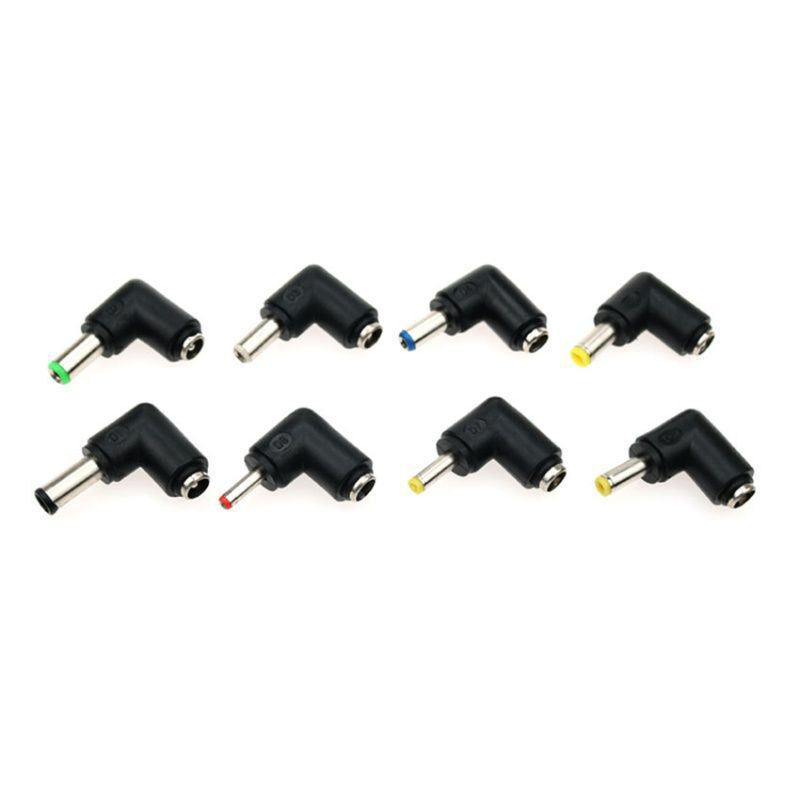 Multi-Purpose 8-Piece Set Laptop Adapter Repair Universal Power Converter Dc5.5 Adapter Universal