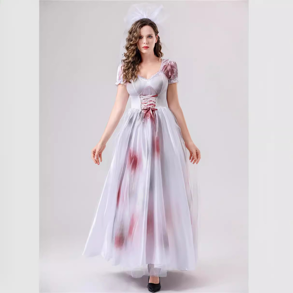 New Halloween Horror Zombie Costume Ghost Zombie Female Ghost…