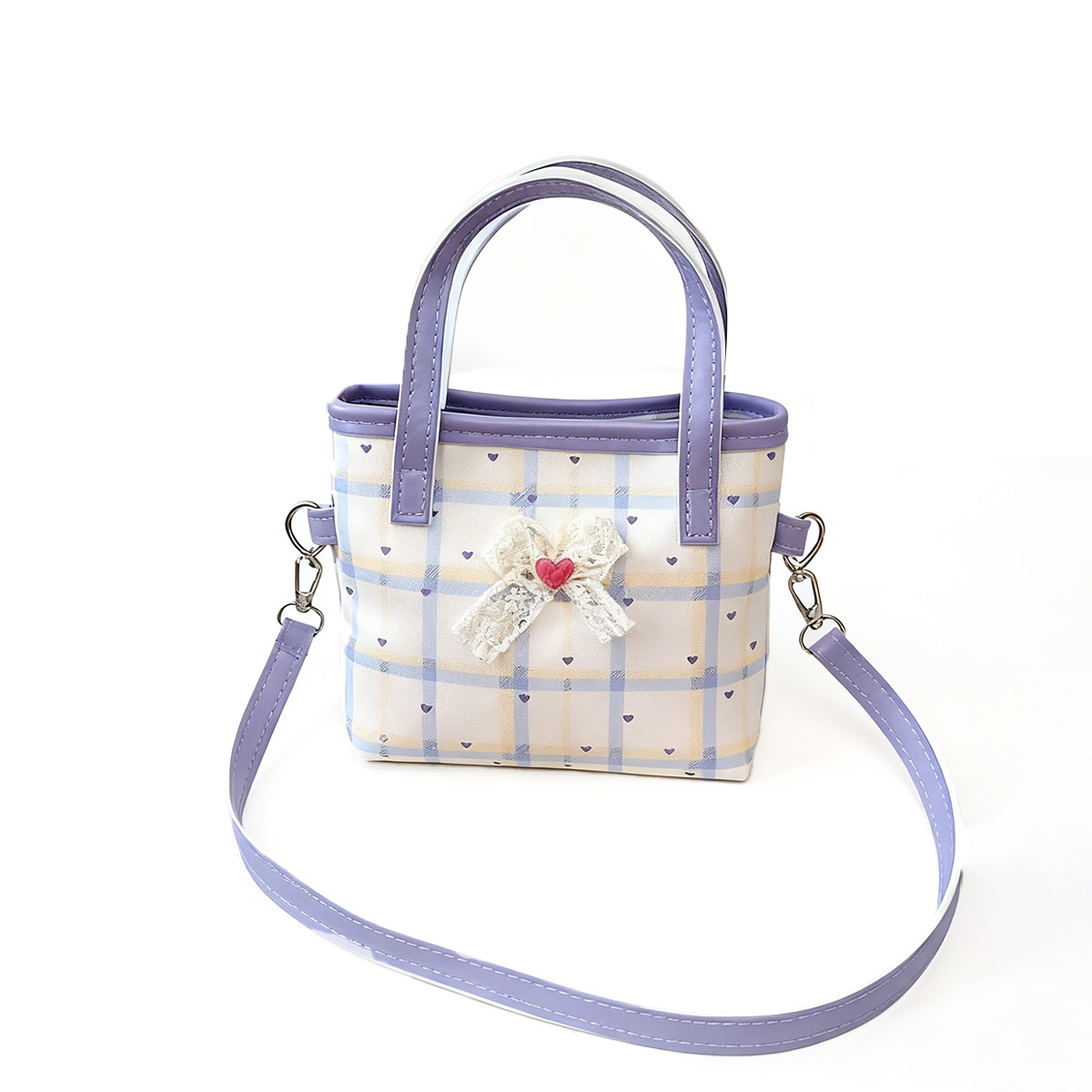 2026 nuevo bolso de niños lindos arcos de encaje bolsos de hombro para hombres y mujeres dulce bolso de mano para bebés