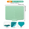 40*33 extra large open drain pad light green