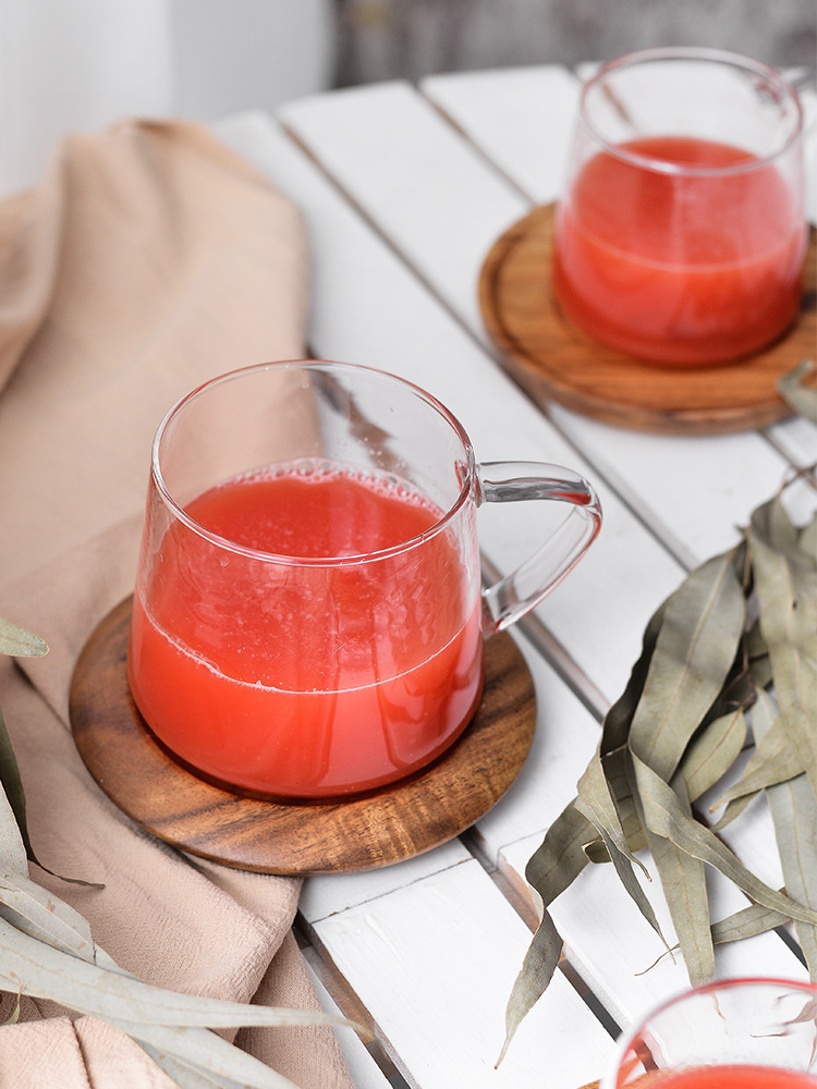 荔枝海 廠家直銷 高硼硅玻璃杯茶杯簡約高檔咖啡杯透明耐高溫水杯