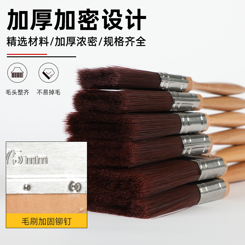 高品質輸入繊維水性ペイントブラシ、ダストブラシ、痕跡のない糸くずの出ないペイントストロークブラシ、柔らかい毛のペイントブラシ|undefined