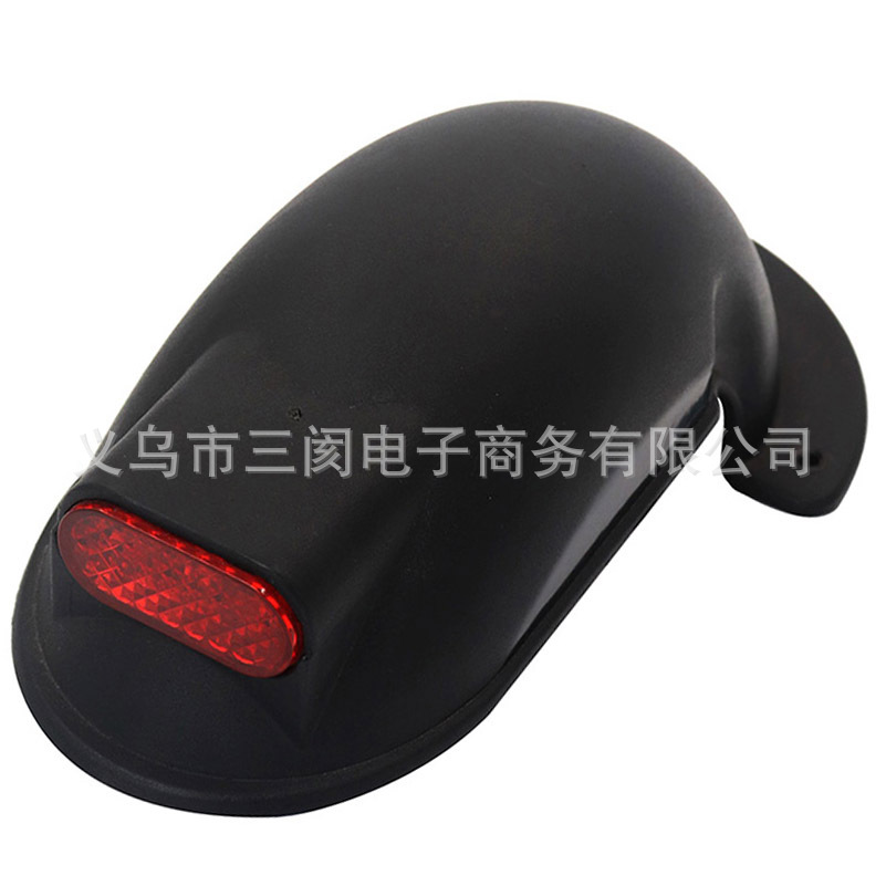 Wholesale 10inch electric scooter rear fender with tail light and brake light, scooter rear fender with light