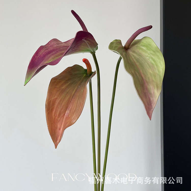 시뮬레이션 된 고품질 관음 연꽃 꽃 촬영 소품 홈 스토어 디스플레이 쥬얼리 테이블 꽃 디자인