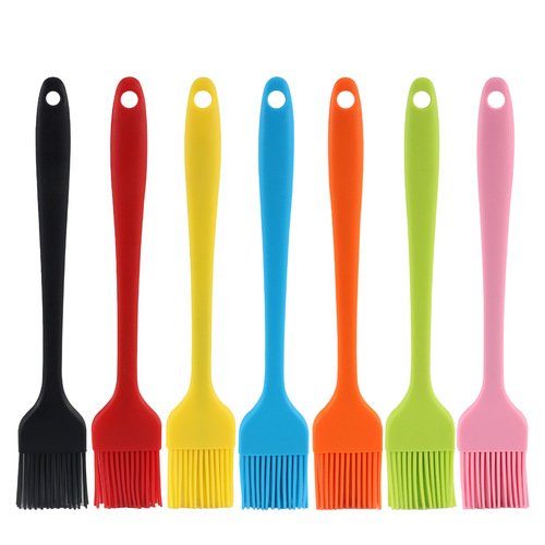 Baking tools 21cm integrated small silicone oil brush barbecue brush oil brush silicone sweep DIY cake tool 38g