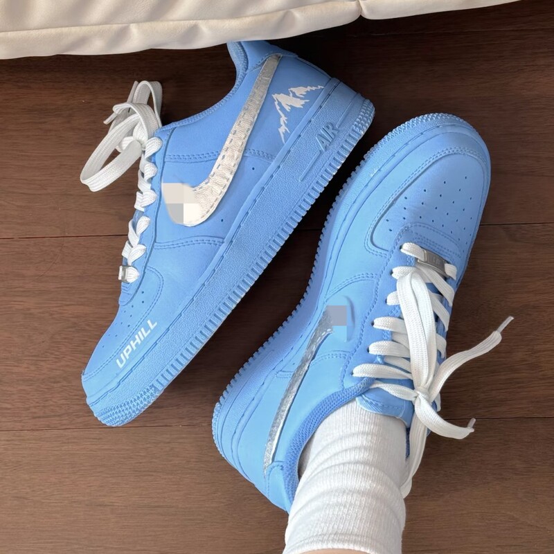Putian Shoes Air Force One Af1 White Shoes Co-Branded Air Men's and Women's Sneakers Wheat First-Layer Cowhide Low-Top Sports Shoes