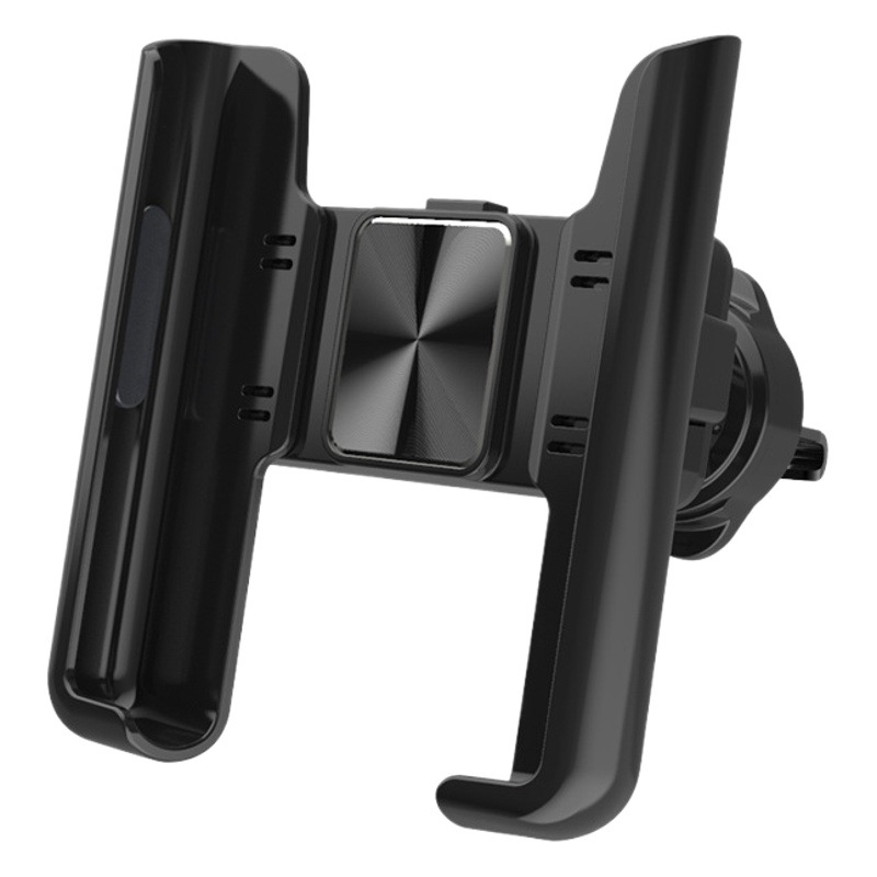 Soporte de teléfono móvil del coche operación con una sola mano gancho de Metal salida de aire navegación del coche 360 ° Marco de soporte giratorio