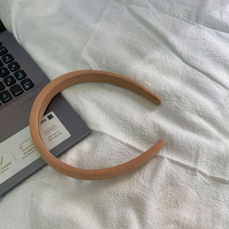 ミルクティーのカレー系のカチューシャのファッション的なスポンジのカチューシャの高い頭のトップのカチューシャの少女の麻の花の真珠のカチューシャの日韓の髪飾り|undefined