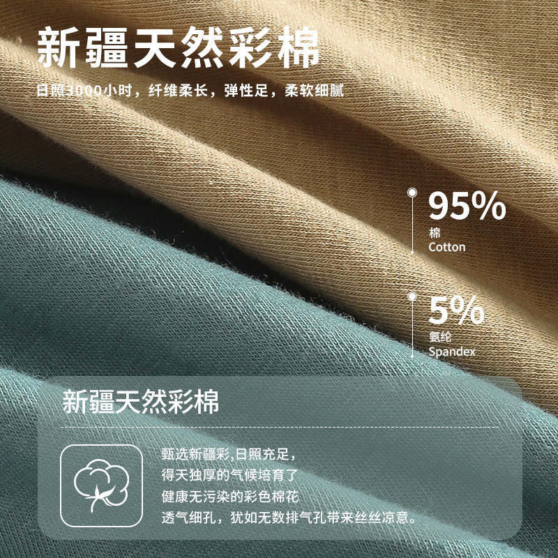 Letter Men's Underwear Fashionable Youth Color Cotton Antibacterial Crotch Breathable Cotton Boys Sports Boxer Shorts 3