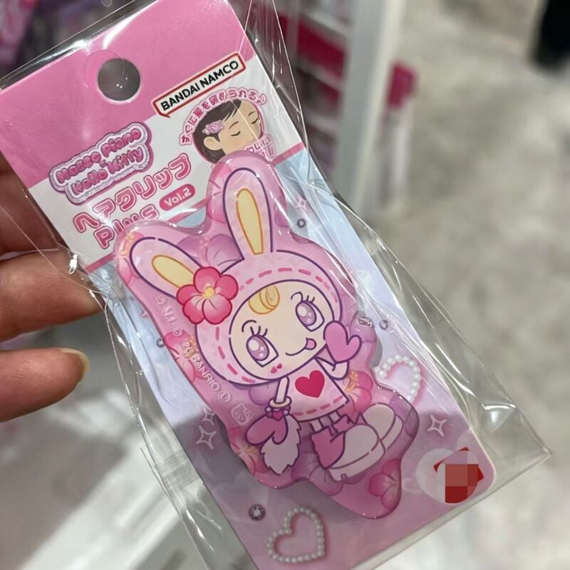 Japanese-Style Piano Rabbit Hello Kitty Duckbill Clip, Pink Hairpin for Girls, Side Hair Clip for Bangs, My Melody Japanese-Style Piano Rabbit Hello Kitty Duckbill Clip, Pink Hairpin for Girls, Side Hair Clip for Bangs, My Melody