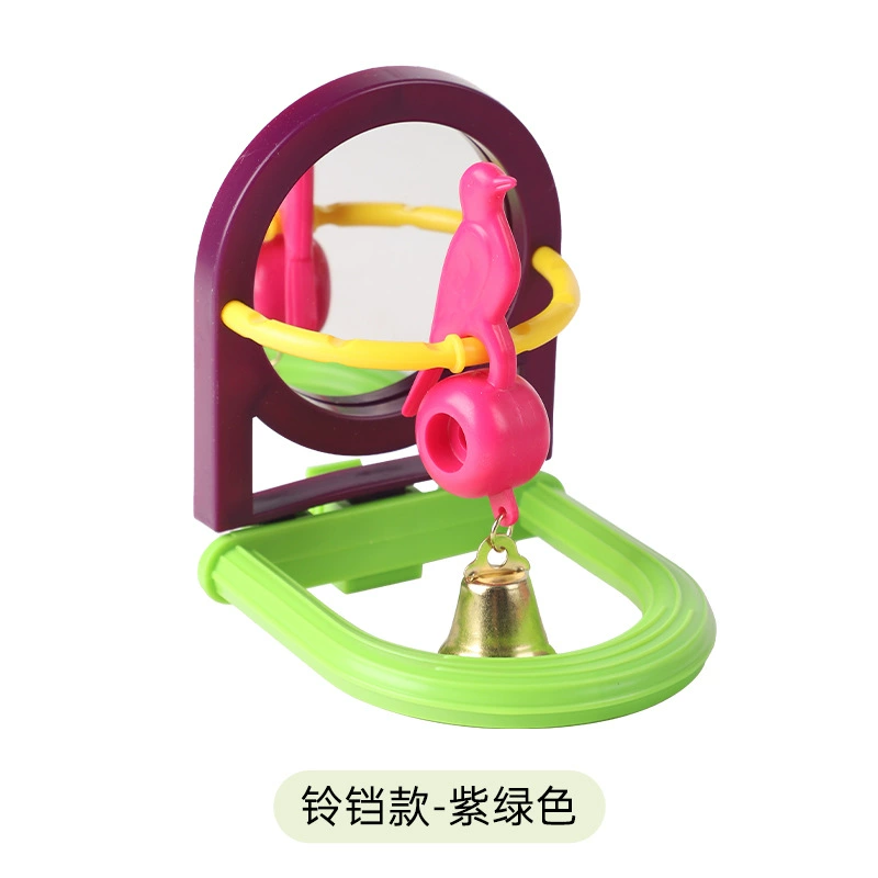 Питомец Parrot Toys Продукты КУСАТЬ Удовольствие Зеркало Подставка Роза Пионы Вуаньфэн Цзе Die Клетка для птиц Игровой коробка для пищи птица?