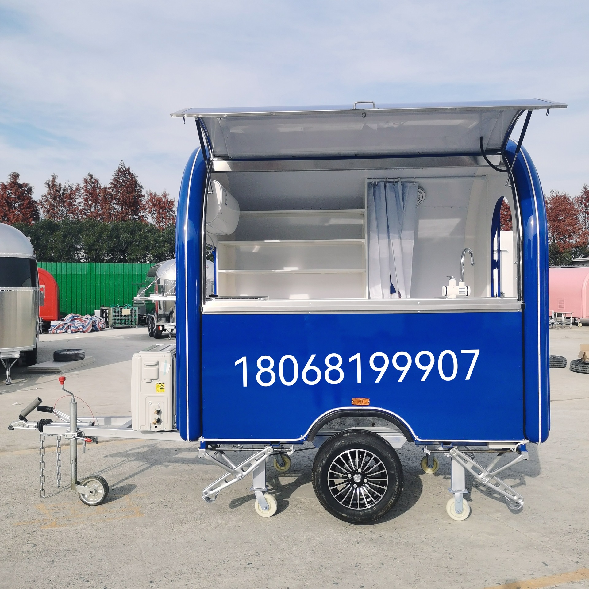 厂家直供商业街地摊多功能美食餐车摆摊花车衣服鞋子饰品展示店铺