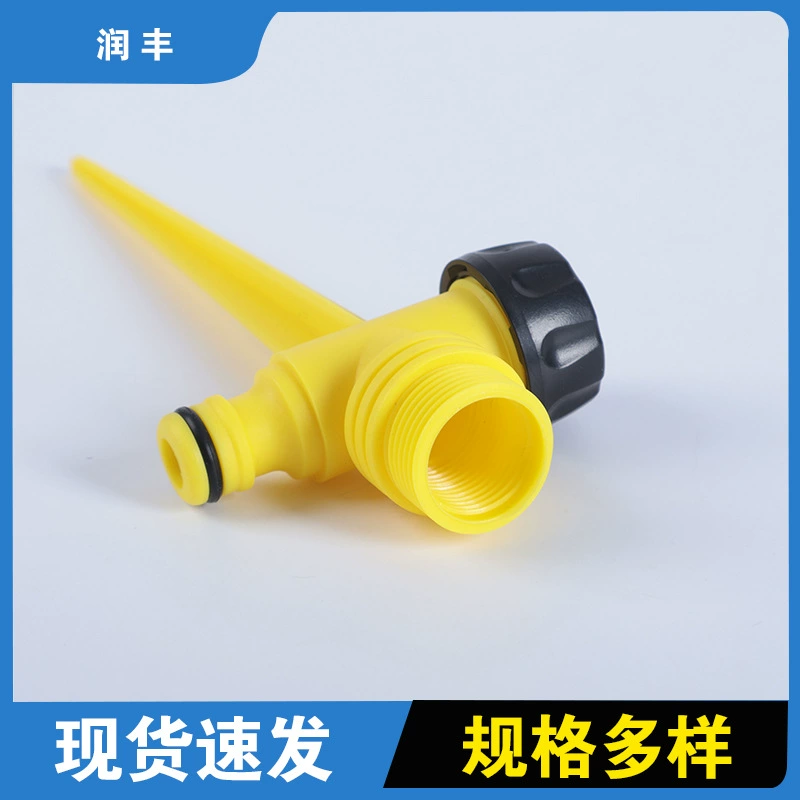 Заземляющий штекер для газонного спринклера, пластиковый садовый шланг с 6-точечным внешним проводом и 4-точечным внутренним проводом, заземляющий штекер для садового спринклера