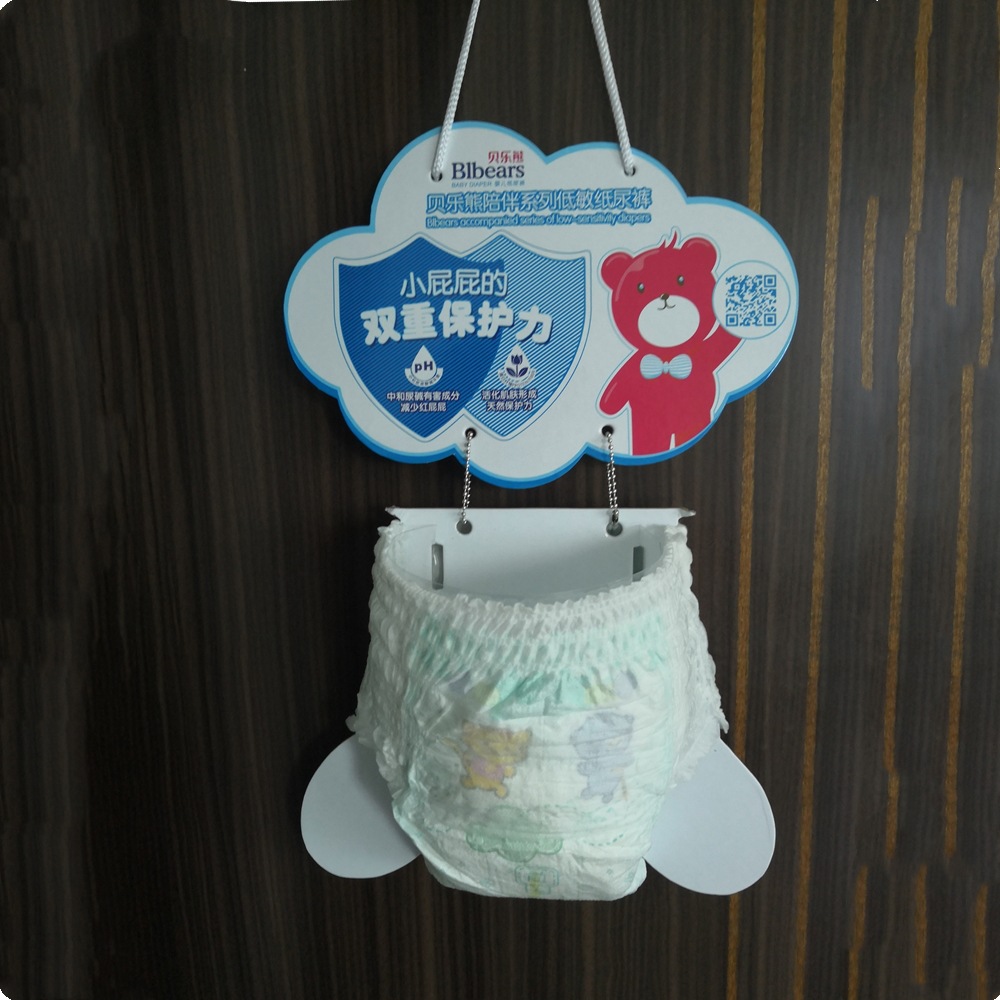 Soporte de Exhibición para Pañales de Cartón para Tiendas y Exposiciones