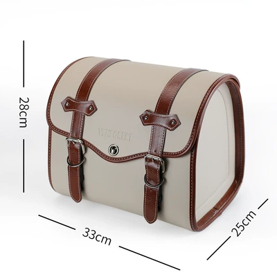 Pedal Electric Vehicle Tail – Motorcycle trunk - v03-off-white-electric-vehicle-backrest-model