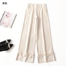 411774 春多口袋无弹力休闲裤深圳铭薇批发品质女装清仓