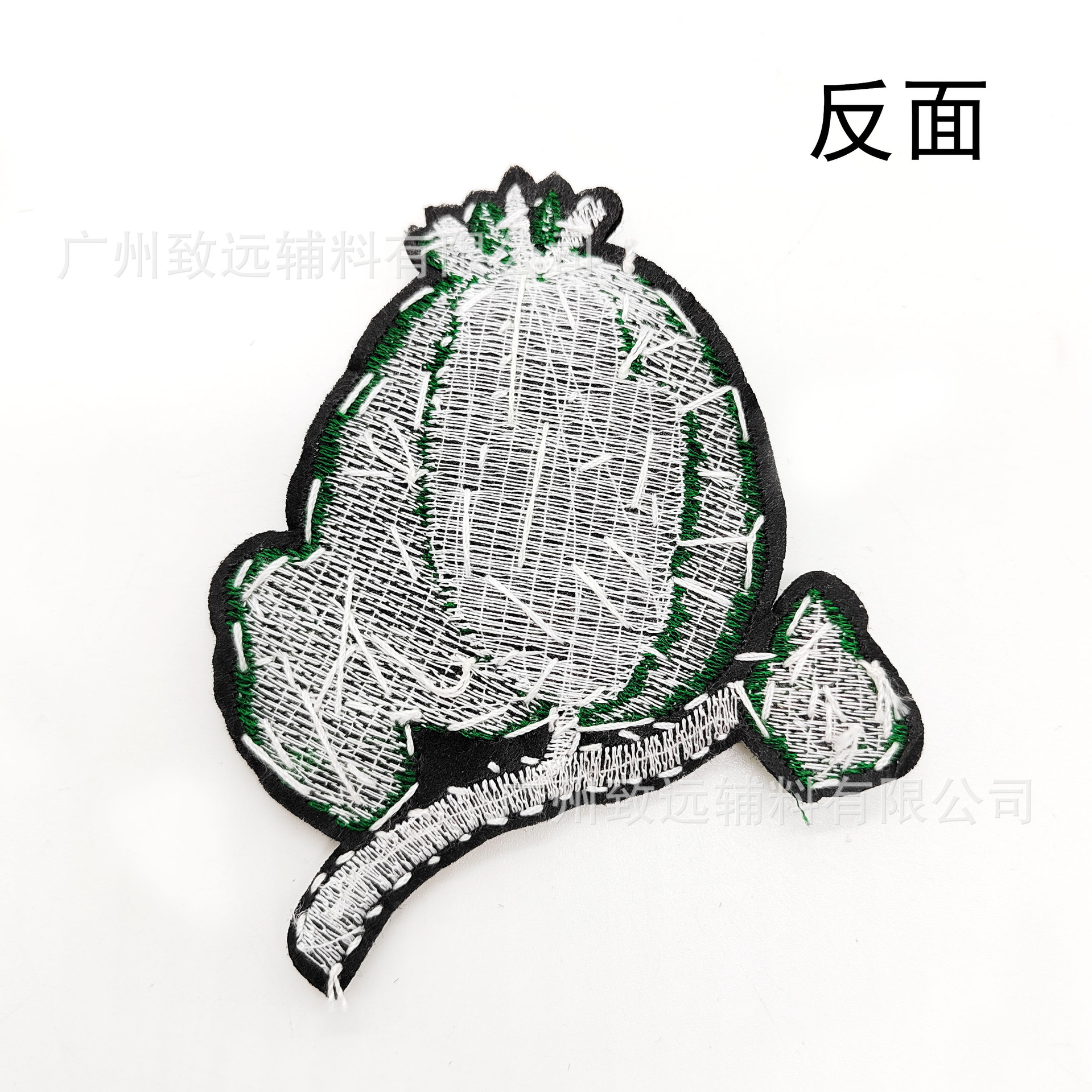 Parche bordado a mano transfronterizo con cuentas, letras de cristal y lentejuelas de aguacate para camiseta, accesorios DIY de verano cosidos a mano. image 4