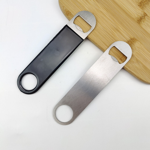 Stainless steel beer bottle opener bottle opener keychain bar soda opener hotel supplies beer opener