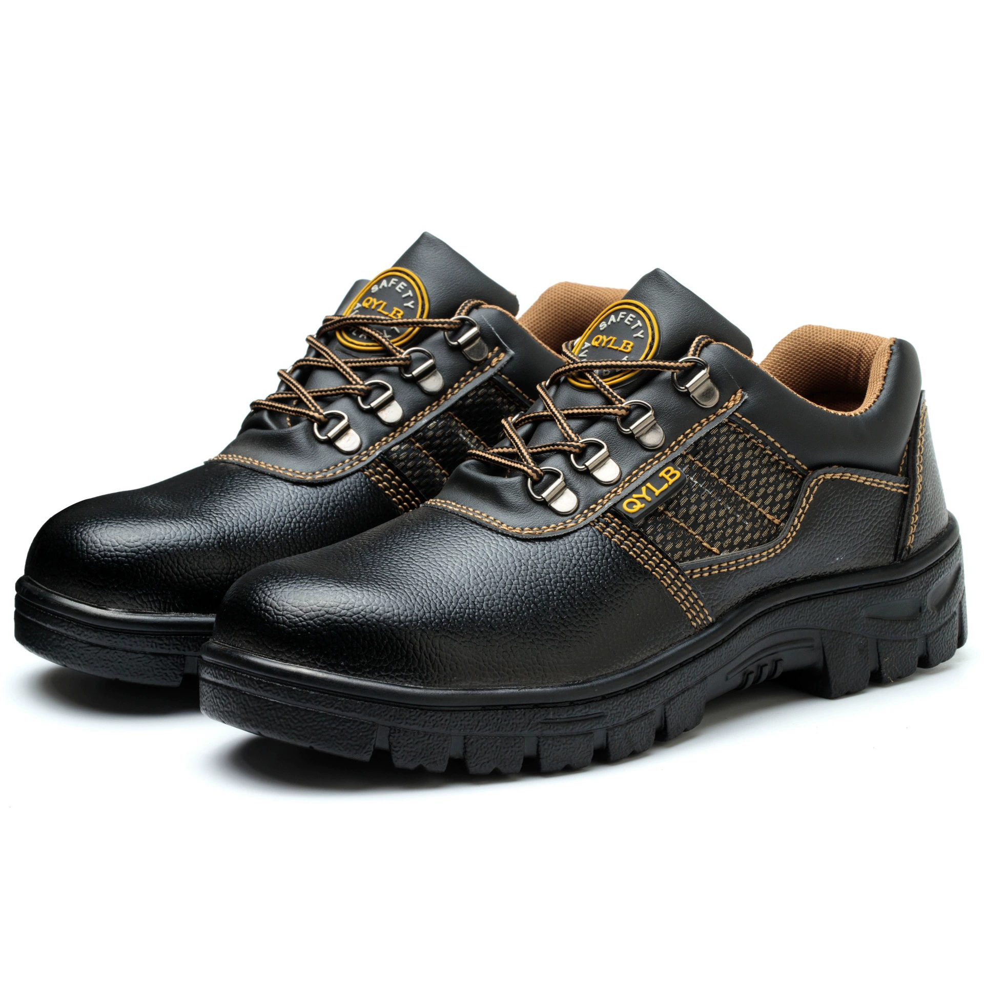 Оптовые продажи строительной спецобуви, нескользящие защитные ботинки с металлическим подноском, защитная обувь для труда, противоударные и противопрокольные защитные ботинки для мужчин и женщин