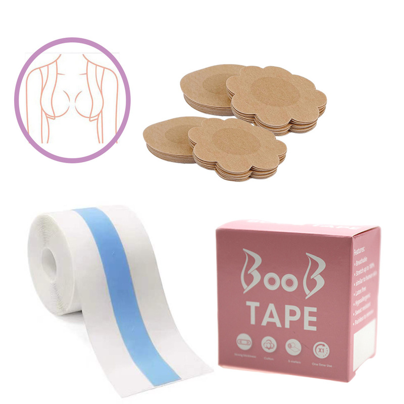 Free cut transparent lifting chest patch invisible seamless skin-friendly lifting chest waterproof sweat-resistant Boob Tape Free cut transparent lifting chest patch invisible seamless skin-friendly lifting chest waterproof sweat-resistant Boob Tape