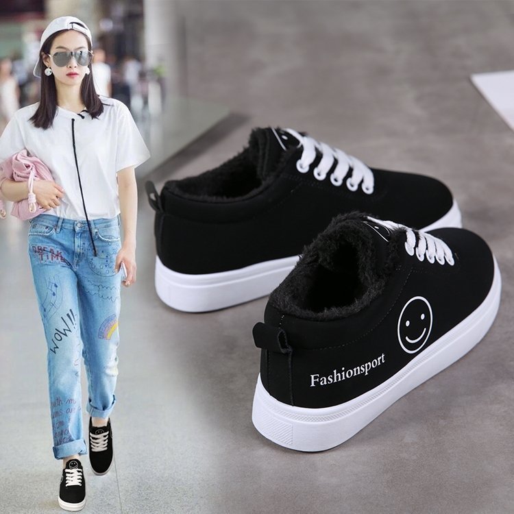 2021 spring new white shoes female stude...