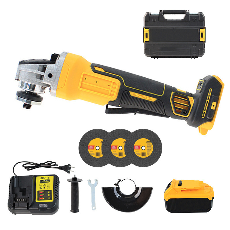 Equipado con DEWALT tipo de prensa de litio cargado molino de ángulo máquina de corte multifunción máquina de pulido inalámbrico
