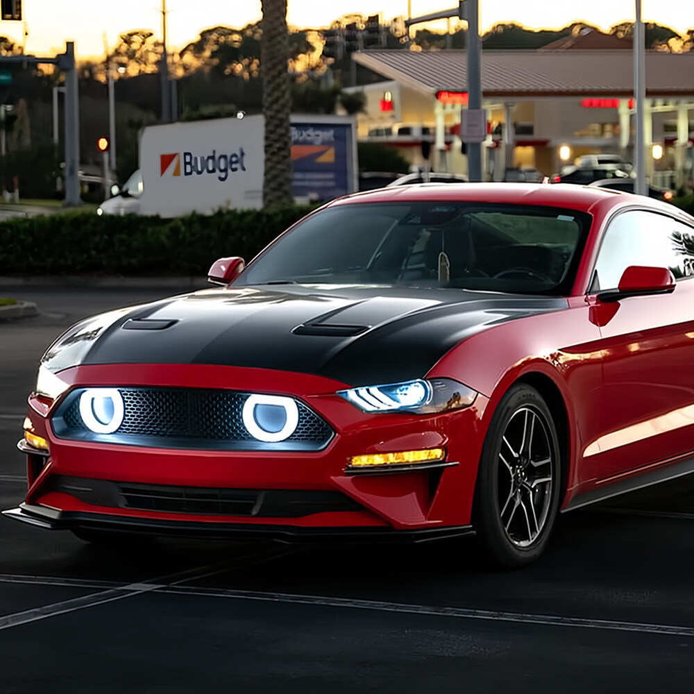 Suitable for 2018-2023 Mustang Grille (Mach1 Style/18-23) Modified Car Cross-Border Factory Wholesale