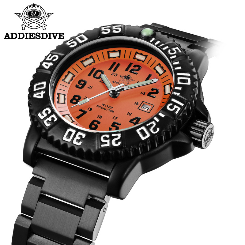 ADDIESDIVE marca transfronteriza hombre reloj de cuarzo deportivo impermeable reloj nocturno al aire libre reloj militar fábrica al por mayor