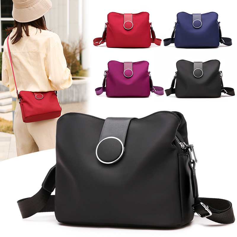 Borsa a tracolla singola in tessuto di nylon multistrato 2024, nuova borsa a tracolla diagonale piccola per autunno e inverno_voghion.com