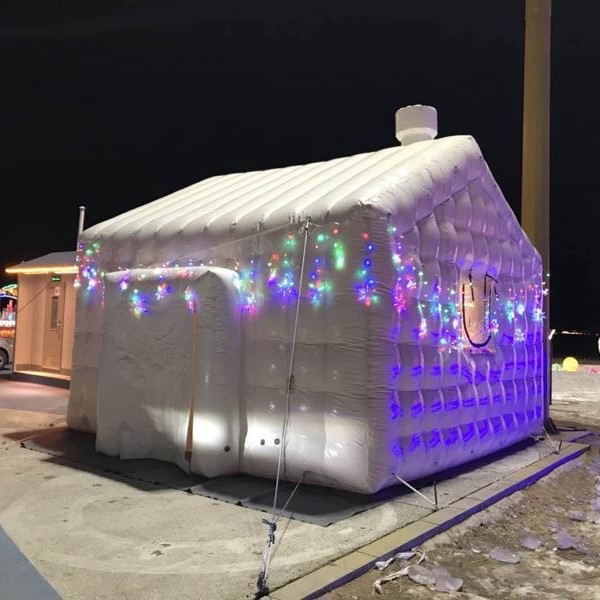 Tienda de campaña al aire libre venta directa de fábrica tienda de campaña inflable evento de campamento exhibición tienda de publicidad PVC tienda de ejercicio móvil