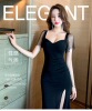 Sexy Deep V Banquet Dress Fish Tail Sequin Dress Long Dress