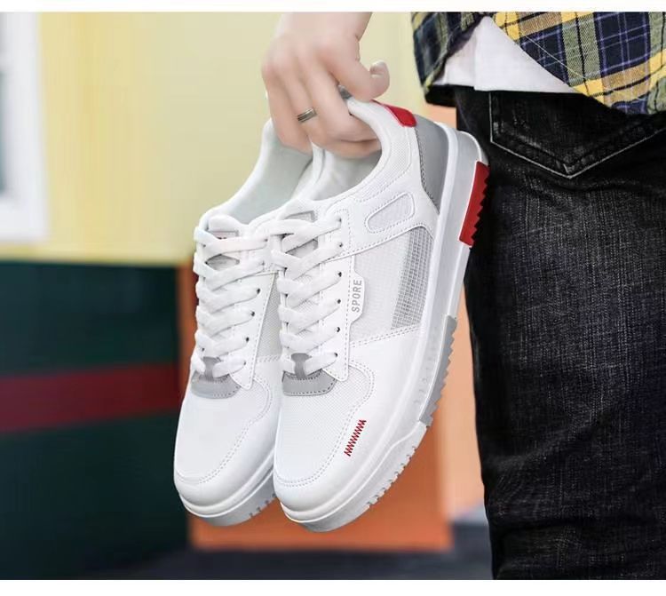 Sneakers For Men Versatile Leather Casual Shoes Couple Footwear_voghion.com
