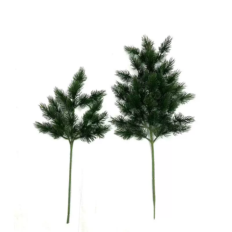 仿真植物蓬莱松松针绿植罗汉松美人松杉树圣诞树亚马逊厂家批发