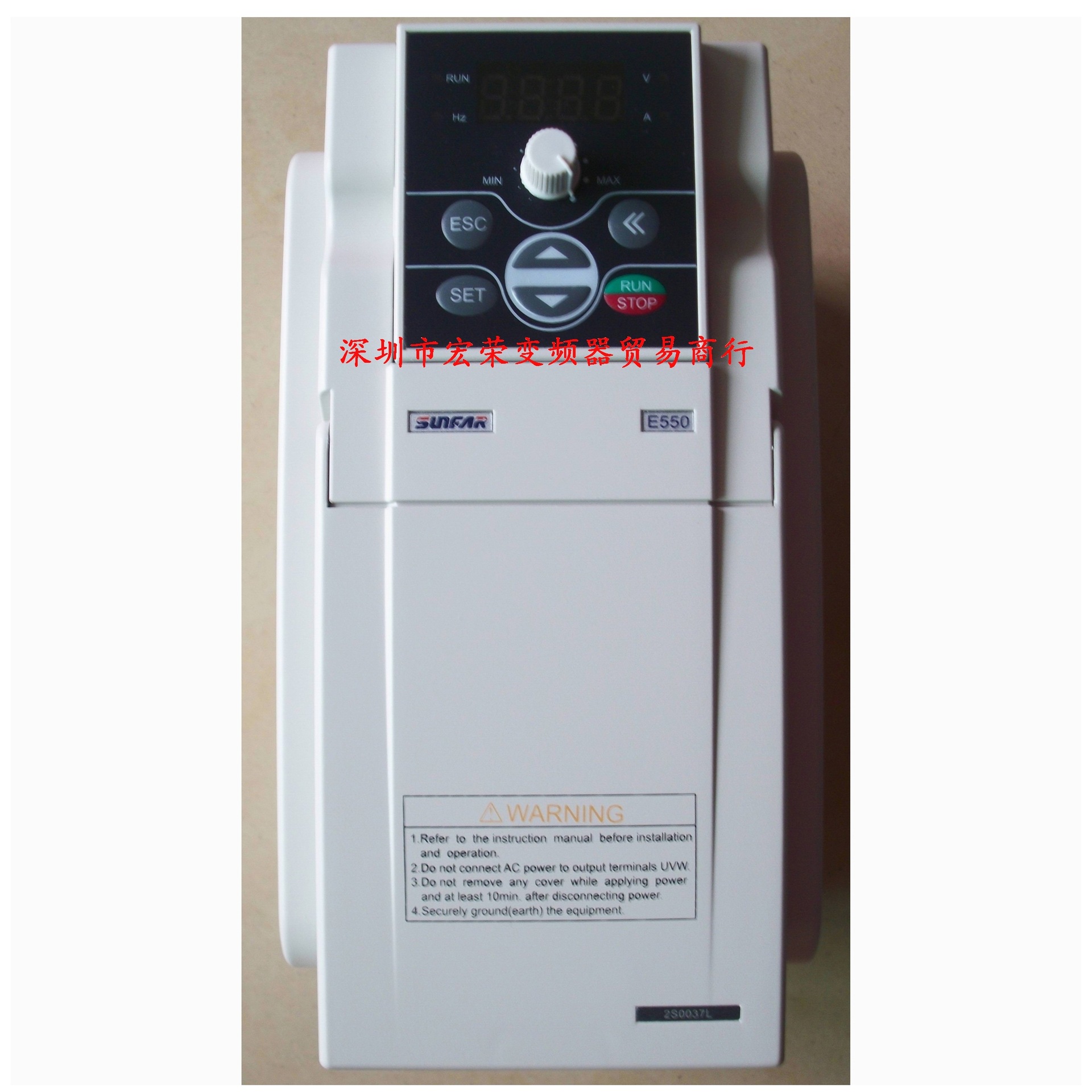 雕刻机专用SUNFAR变频器E550-2S0037L现货  说明书免费共享