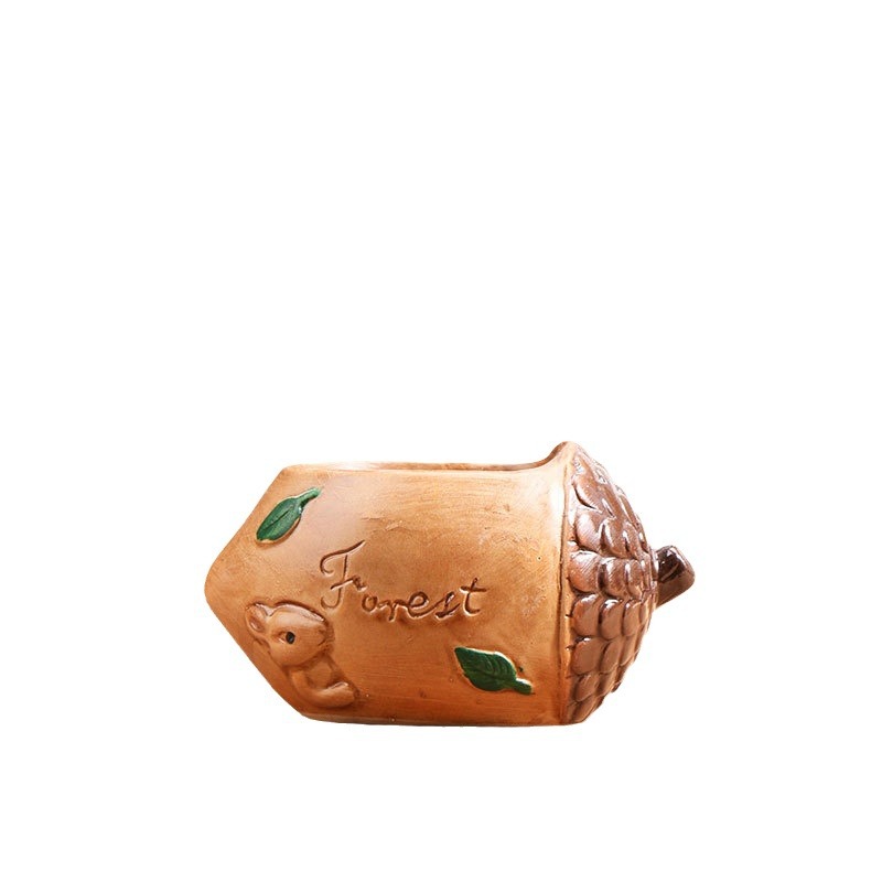 maceta de miel maceta de cerámica multicarnosa maceta de cerámica verde doméstica maceta de cerámica gruesa maceta de cerámica pequeña maceta de cerámica platos de flores al por mayor