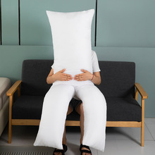游戏动漫二次元等身抱枕枕芯 分腿双开孔PP棉羽丝绒双人大靠枕头