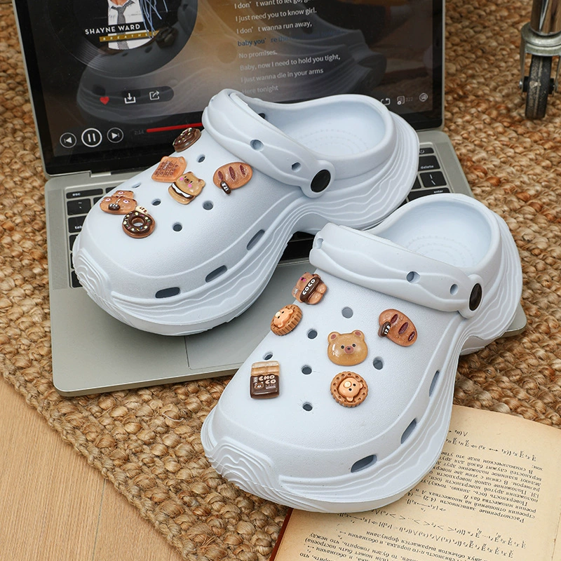 Kidan Shoe Factory Симпатичные мультяшные пещерные туфли для женщин летом