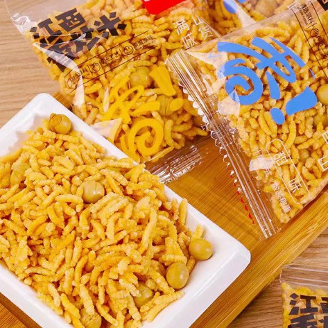 江西修水特产山里香炒米独立小包装甜味咸味白岭家乡米棒散装