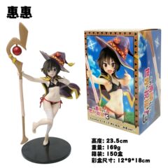 为美好的世界献上祝福 惠惠 水着二次元美少女手办摆件模型批发