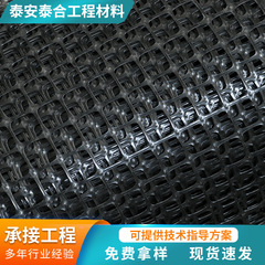 拉伸塑料路基加固单向塑料格栅路基用沥青路面自粘式双向土工格栅