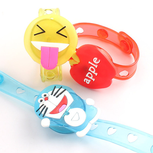 Light-up Wrist Strap with Flashing Cartoon Bracelet, Light-up Watch Strap with Cartoon Band, Flashing Gift Toy Manufacturer Wholesale