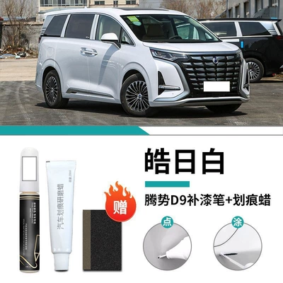 24 Tengshi d9 paint refill pen freezing night black special original car paint scratch repair modified accessories auto supplies (Car wax) - tengshi-d9-only-haoyai-touch-up-pen-scratch-wax-frosted-paper