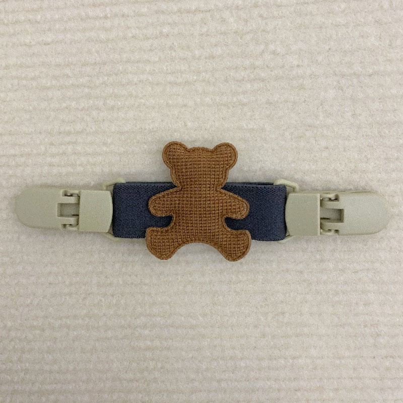 INS estilo coreano clip de suspensión oso pantalones de tirantes para niños clip anti-caída clip de la correa del hombro soporte de la falda de la suspensión antideslizante artefacto de hombro