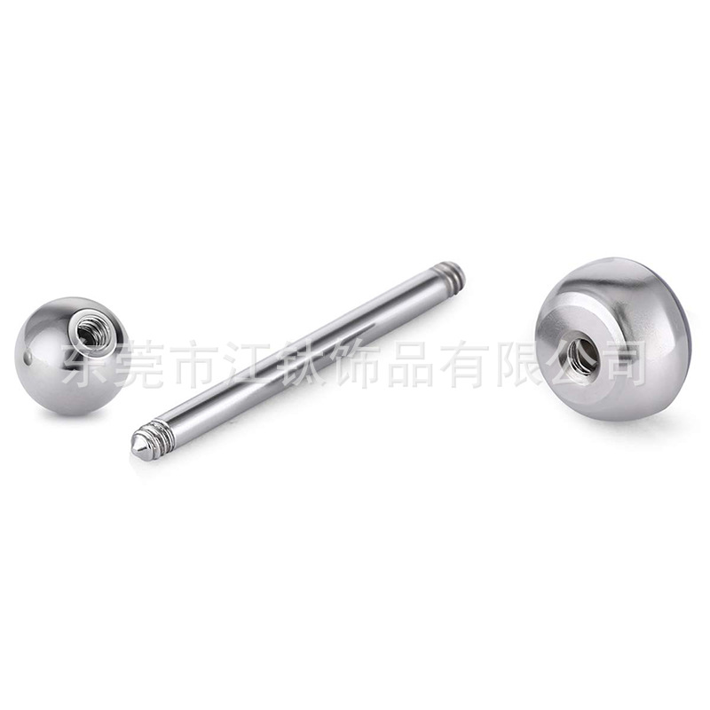 G23 Titanium Tongue Barbell Flash Film Drop Oil Multi-Color Gradient Tongue Ring Body Jewelry detail image 5