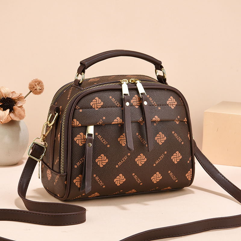 Cross-Border Women's Bags 2025 New Fashion Versatile Shoulder Crossbody Bag Large Capacity Multi-Layer Handbag Dropshipping