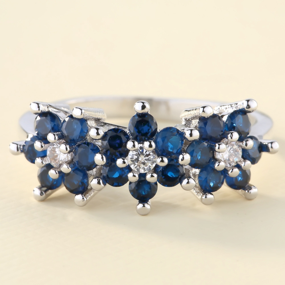ring with stone with zircon